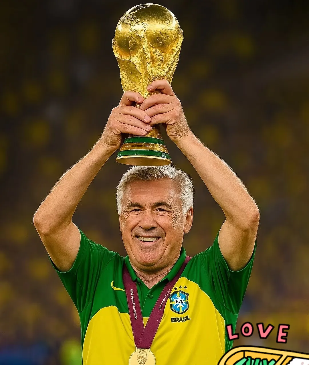 喜悦!巴西运动员在比赛中获胜 喜悦!巴西运动员在比赛中获胜